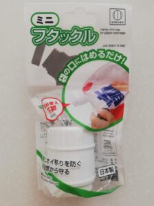 ミニフタックル handy mini-cap for plastic food bags