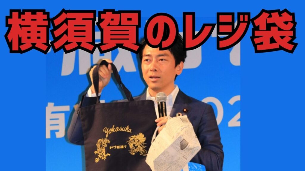 【小泉進次郎】面白いあだ名5選　横須賀のレジ袋