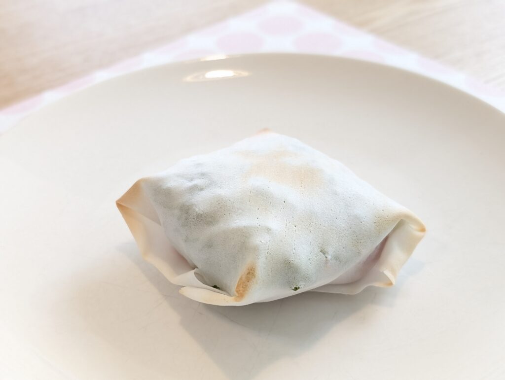 お米で作ったシート（ライスラップシート）は焼いてもパリパリで美味しいです！