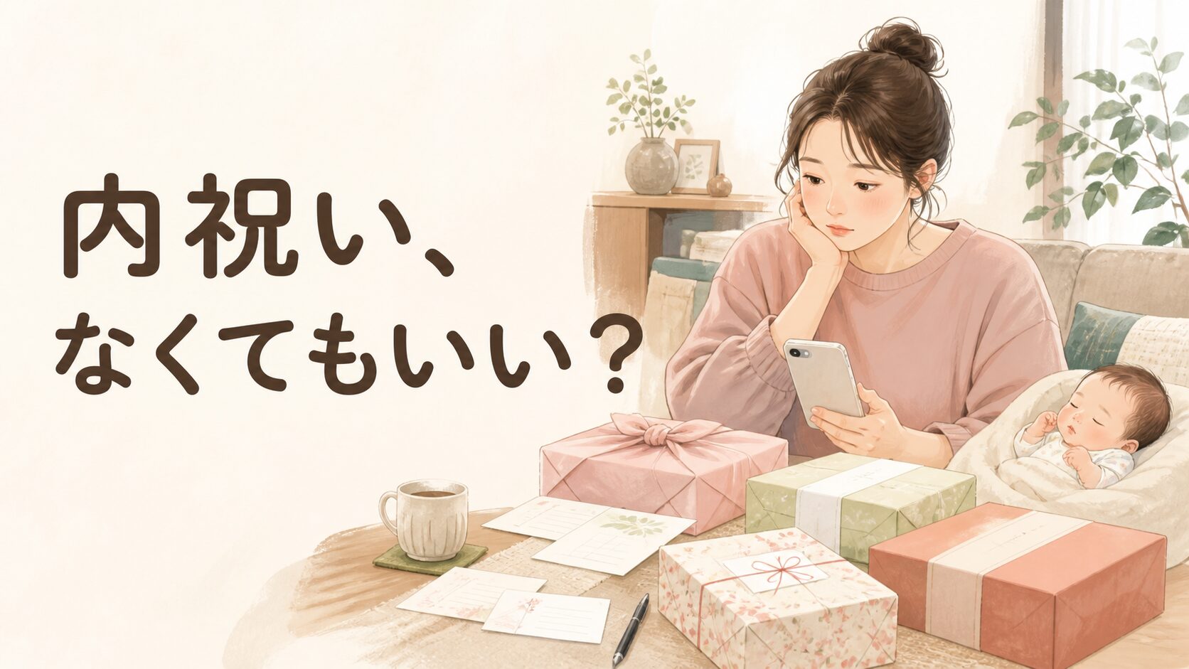 内祝いはいらない?ぶっちゃけ面倒と感じる理由と基準【体験談】